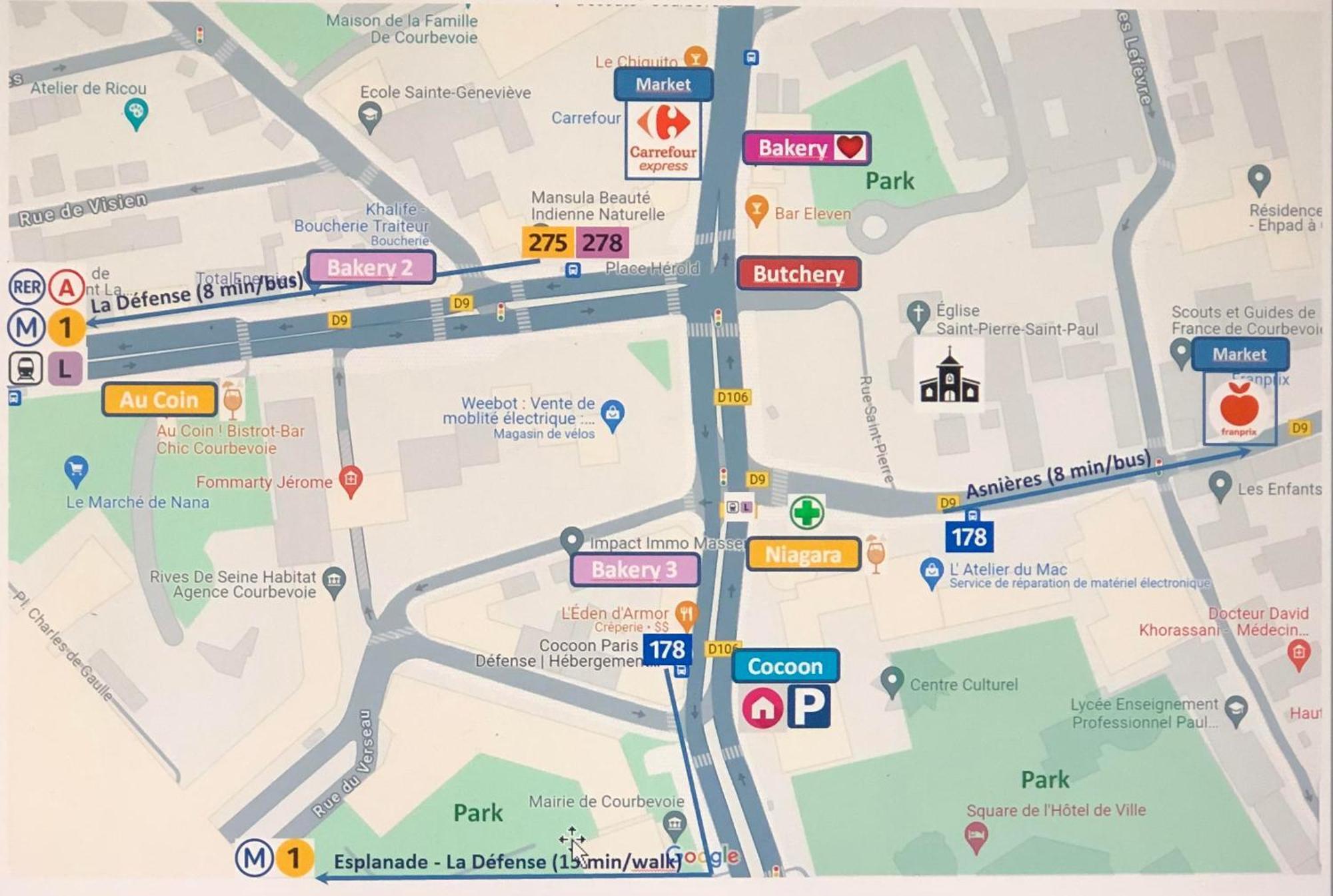 Apartamento Cocoon Paris La Defense Courbevoie Exterior foto